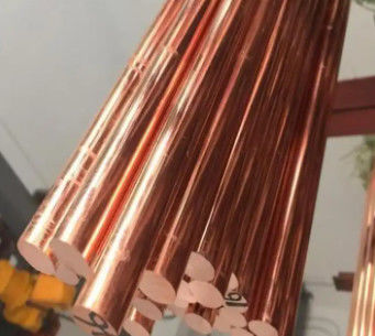 Gepolijst Oppervlak 99,9% rood koper Diameter 10-50 mm C11000 massieve koperen staven voor de bouw