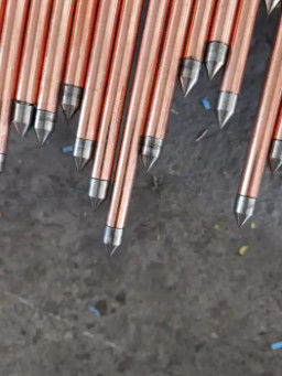 Hooggeleidingsvermogen Grondstaaf koper grondstaaf 0,1-50 mm of maat voor aarding systeem