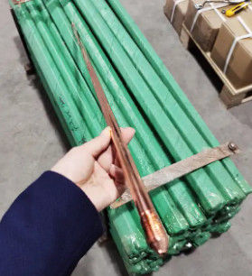 Groothandel Goedkope 10 mm 20 mm DIA elektrische koperen gebonden aardelektrode koperen aardstaaf