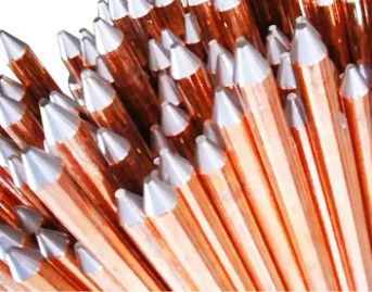 C10100 c11000 c12000 c12200 8-16 mm Aarde Koperstaaf hoge geleidbaarheid Elektrische Koper Aarde staven