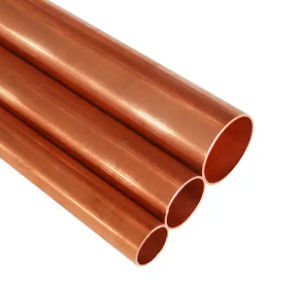 Export warmverkoop Solid Copper Pipe C10200,T2,C1100 Koperen rechte buis gebruik voor airconditioning
