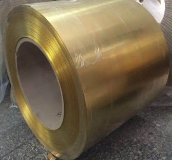 Warm verkoop Koper koperen folie C26800 koperen spoel strip 0,2 mm 0,3 mm 0,5 mm Dikte Factory Direct