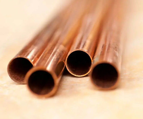 Export warmverkoop Solid Copper Pipe C10200,T2,C1100 Koperen rechte buis gebruik voor airconditioning